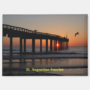 St. Augustine Florida fishing pier Magnet