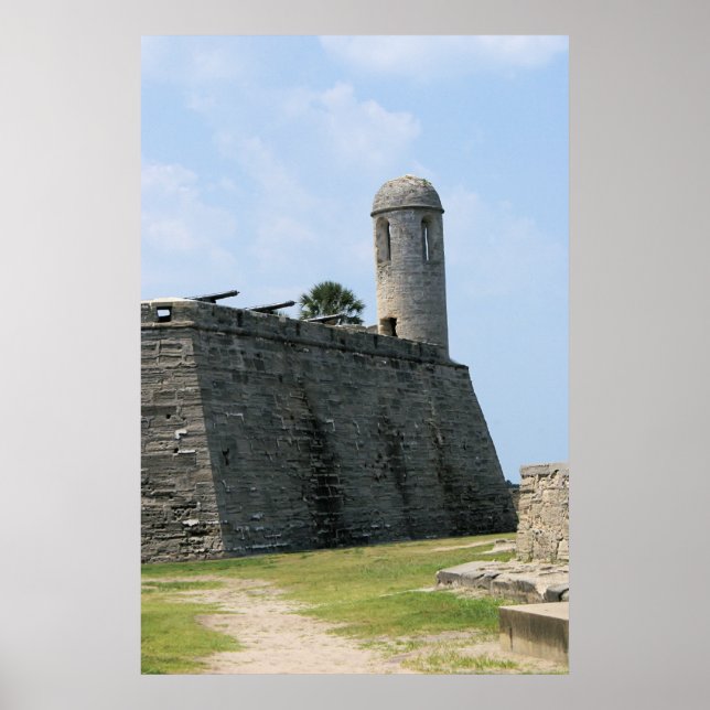 St. Augustine Florida fort castillo de san marcos Poster (Front)