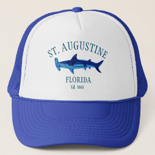 St Augustine Florida Hammerhead Shark Trucker Hat