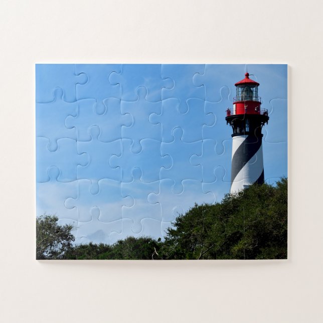 St. Augustine Florida lighthouse Jigsaw Puzzle (Horizontal)