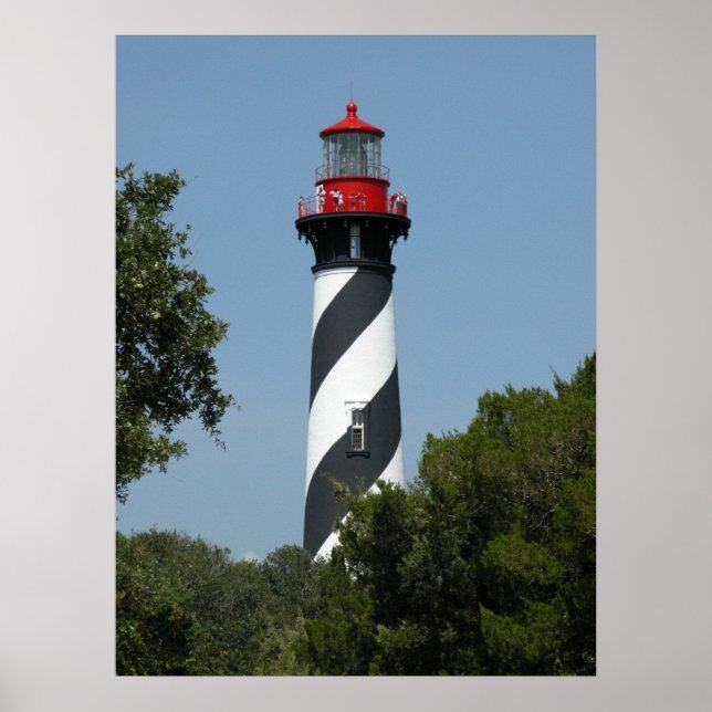 St Augustine Florida Lighthouse Poster (Front)