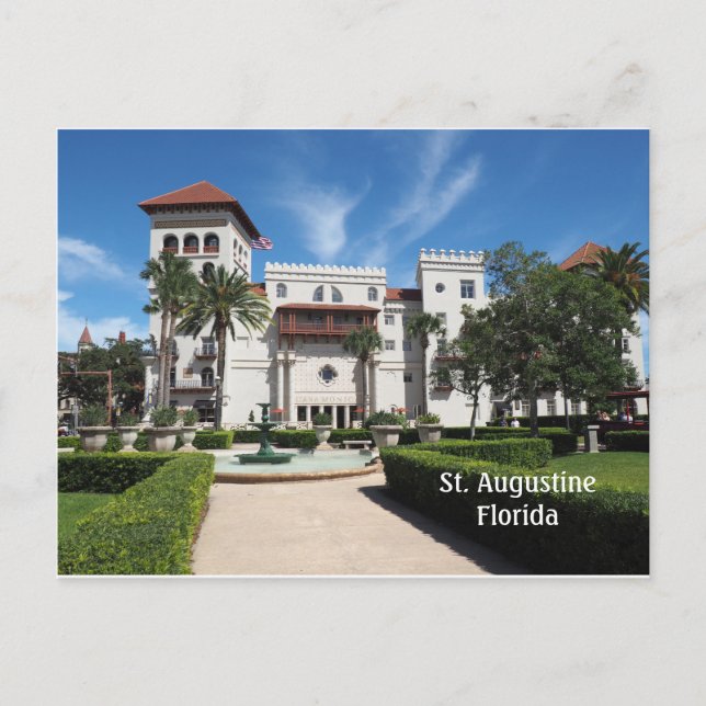 St. Augustine Florida Postcard (Front)