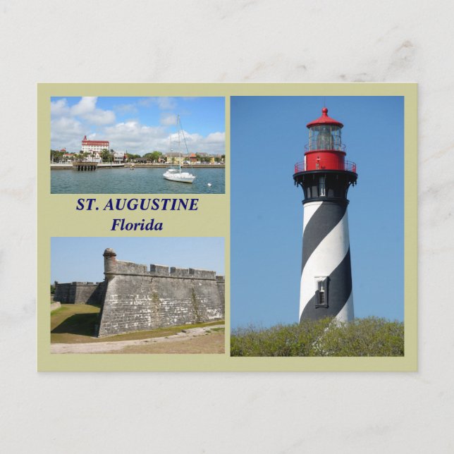 St' Augustine, Florida Postcard (Front)