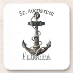 St. Augustine Florida Vacation Nautical Anchor Sai Coaster