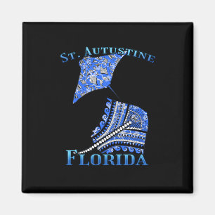 St. Augustine Florida Vacation Tribal Stingray Magnet
