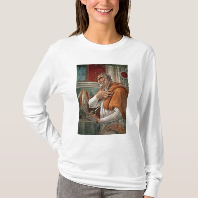 St. Augustine in his Cell, c.1480 T-Shirt (Front)