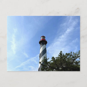 St. Augustine Lighthouse and Keeper's Cottage Flor Postcard