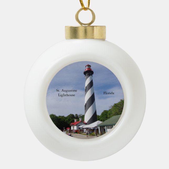 St. Augustine Lighthouse ball ornament (Front)