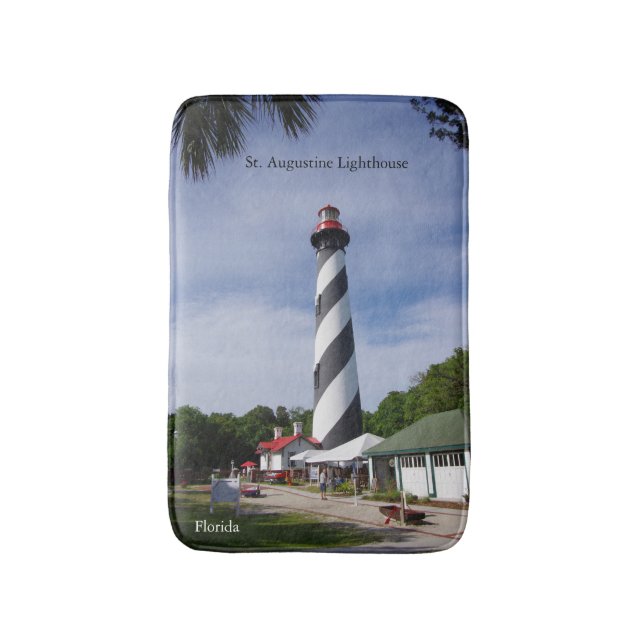 St. Augustine Lighthouse bathmat (Front Vertical)