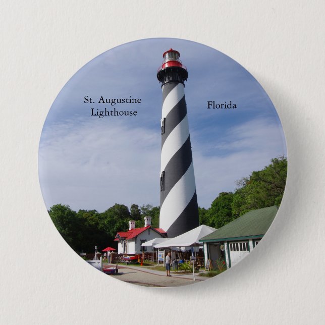 St. Augustine Lighthouse Button (Front)
