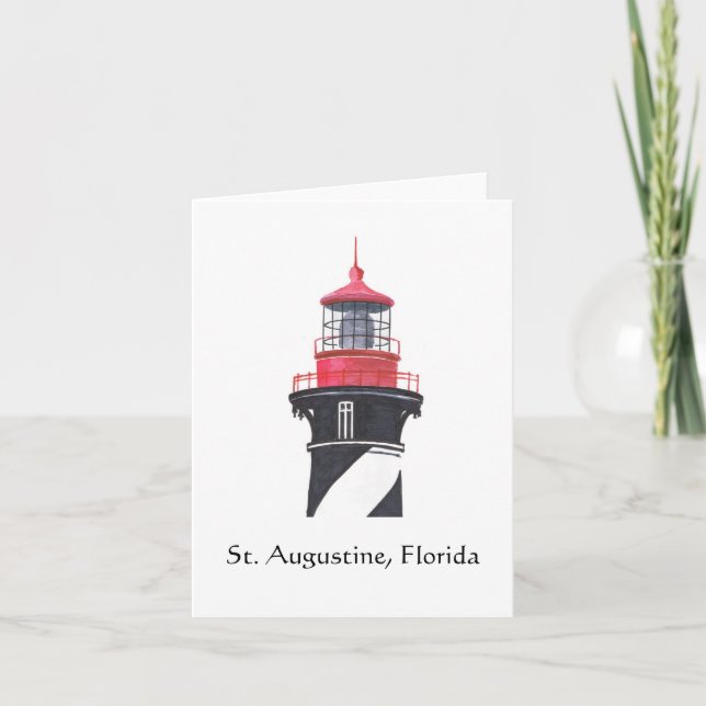 St. Augustine Lighthouse Card (Front)