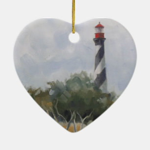 St. Augustine Lighthouse Ceramic Tree Decoration