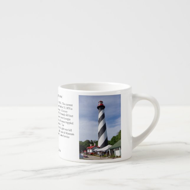 St. Augustine Lighthouse espresso mug (Right)