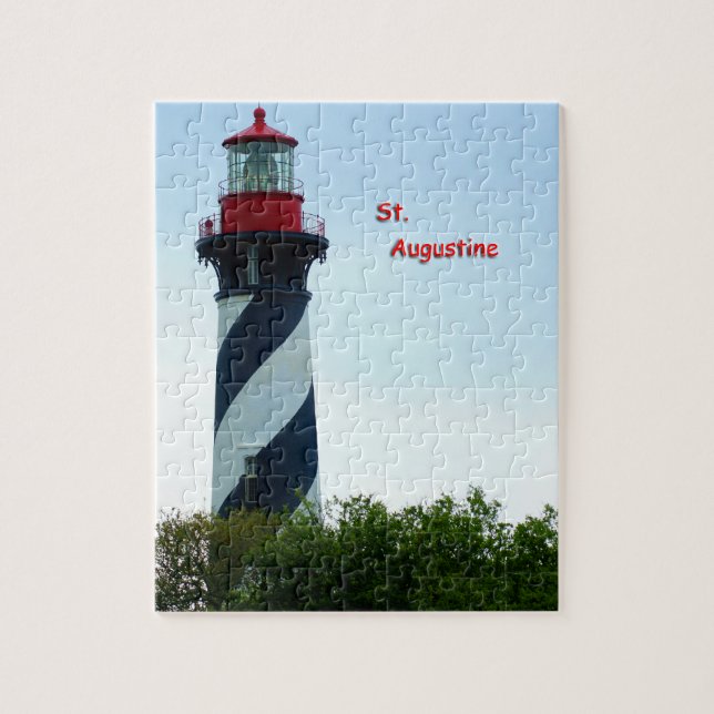 St. Augustine Lighthouse Jigsaw Puzzle (Vertical)