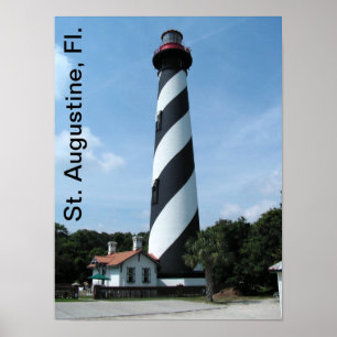 St Augustine Lighthouse Poster