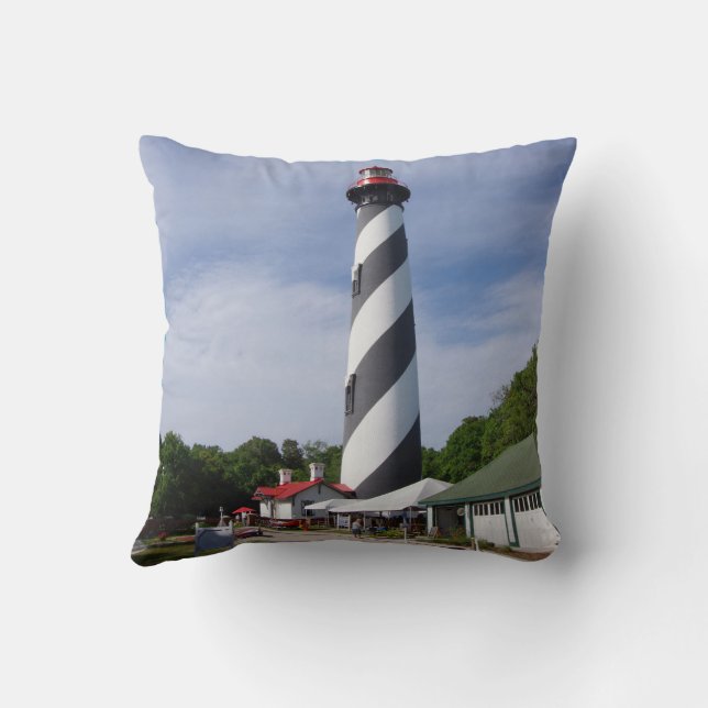 St. Augustine Lighthouse square pillow (Back)