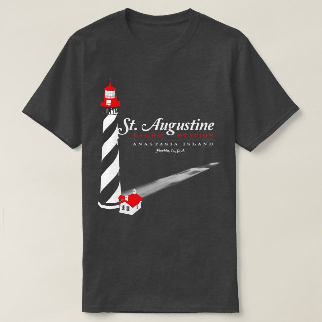 St Augustine Lighthouse T-Shirt (Design Front)