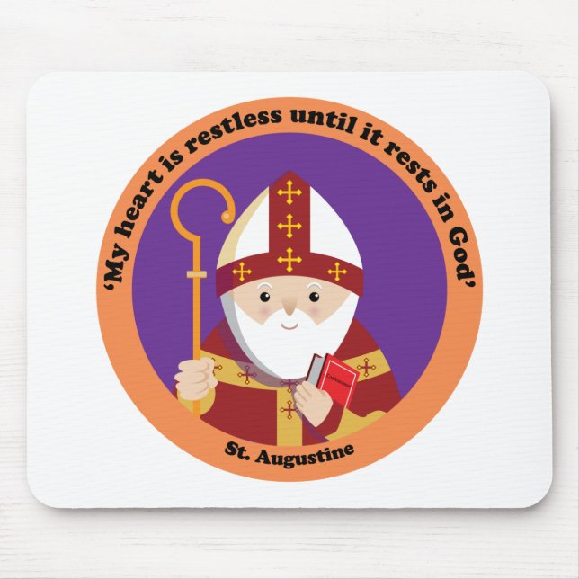 St. Augustine of Hippo Mouse Pad (Front)
