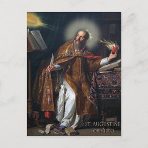 ST AUGUSTINE OF HIPPO POSTCARD