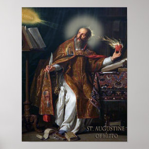 ST AUGUSTINE OF HIPPO POSTER