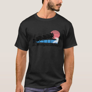 St Augustine palm tree surf shirt
