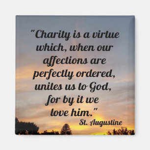 St. Augustine Quote Magnet