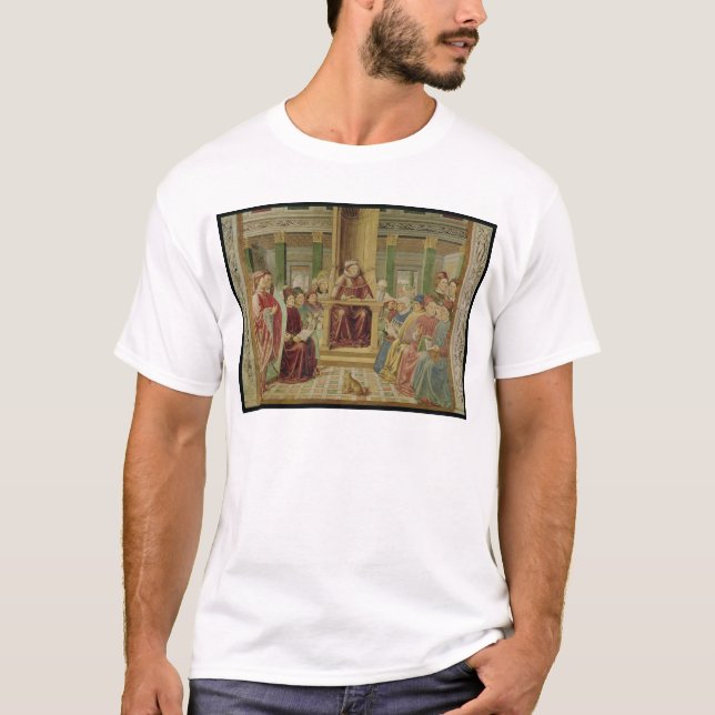 St. Augustine Reading Rhetoric T-Shirt (Front)