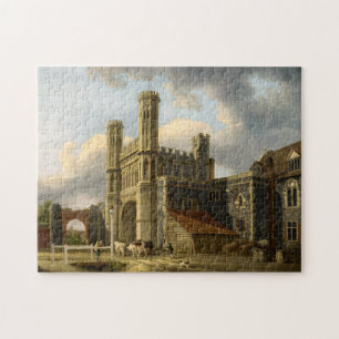 St Augustine's Gate Canterbury England Jigsaw Puzzle