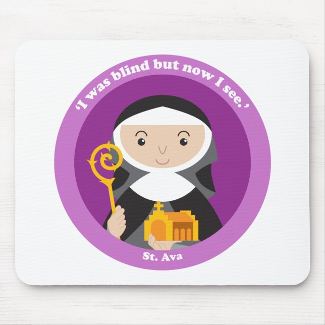 St. Ava Mouse Pad (Front)
