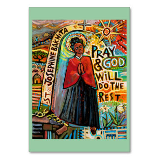 St. Bakhita Prayer Card