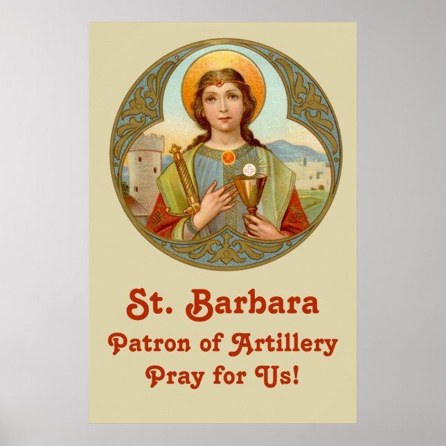 St. Barbara (BK 001) 24"x36" Poster 2 (Front)