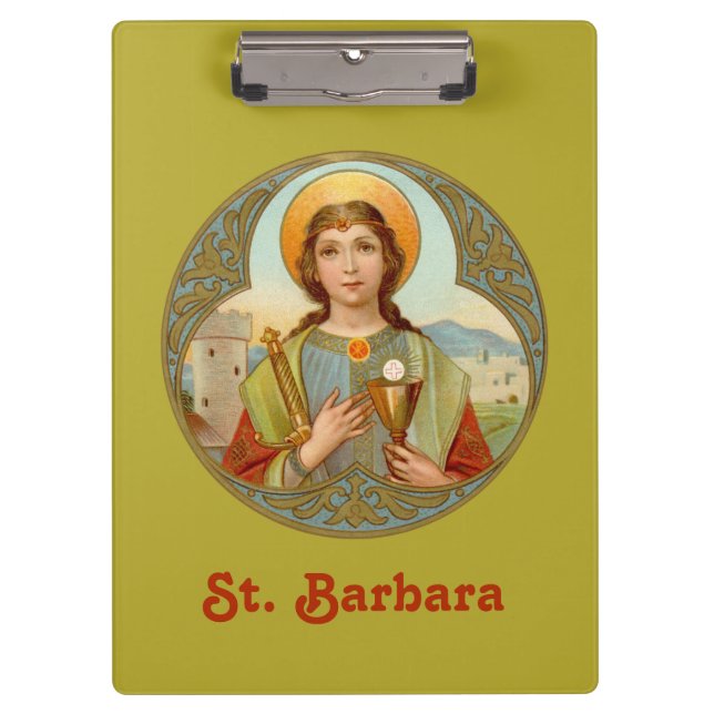 St. Barbara (BK 001) Clipboard (Front)