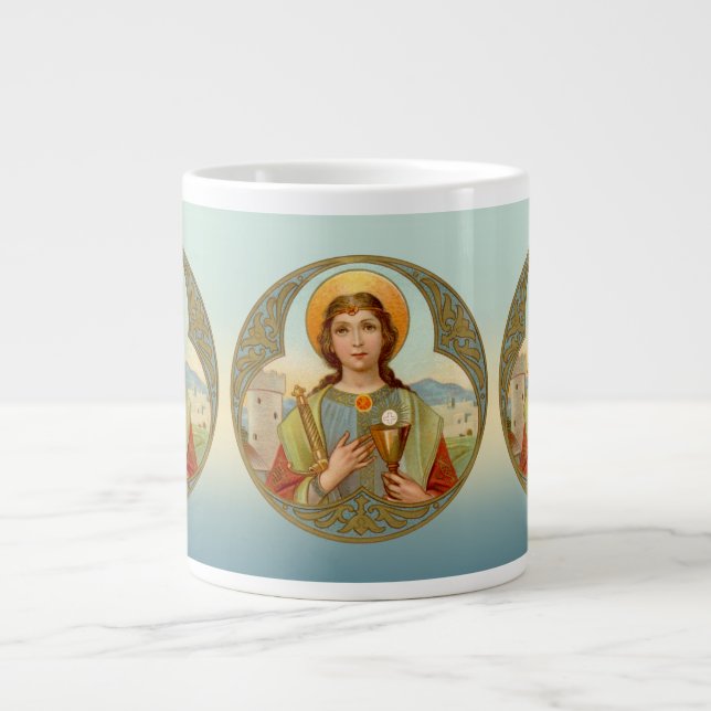 St. Barbara (BK 001) Jumbo Mug 2 (Front)