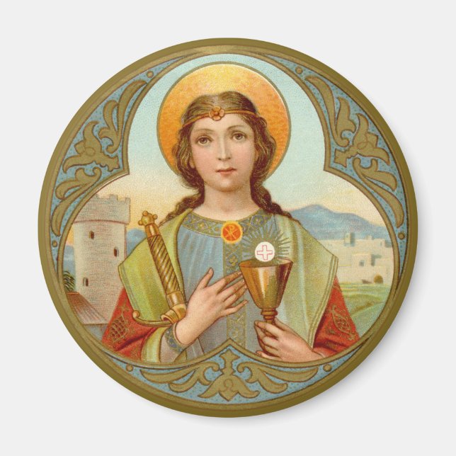 St. Barbara (BK 001) Magnet (Front)