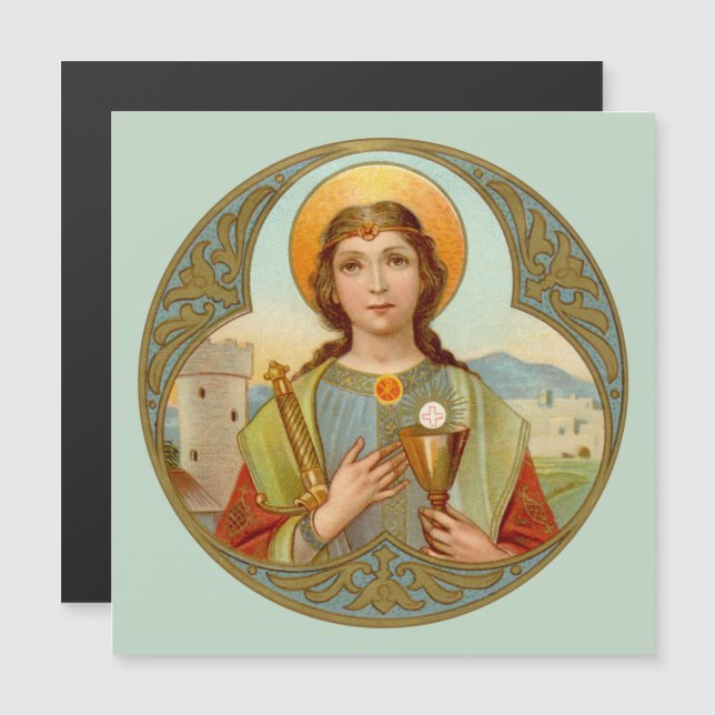 St. Barbara (BK 001) Square (Front/Back)