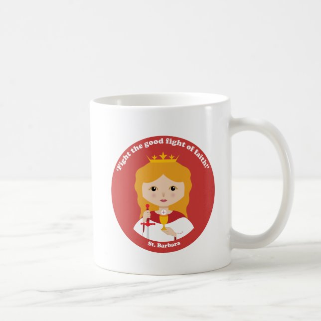 St. Barbara Coffee Mug (Right)