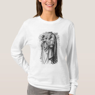 St. Barbara, etched by Wenceslaus Hollar, 1647 T-Shirt