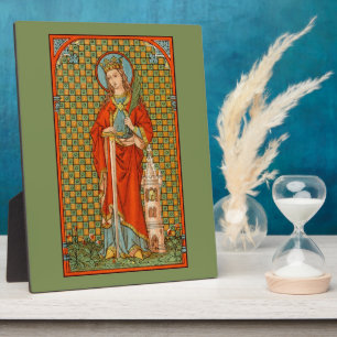 St. Barbara (JP 01) 8"x10" Plaque