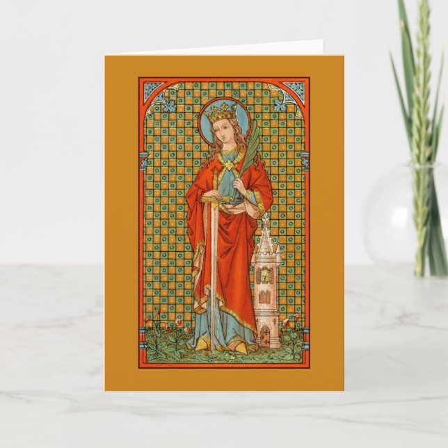 St. Barbara (JP 01) Greeting Card 2 (Front)