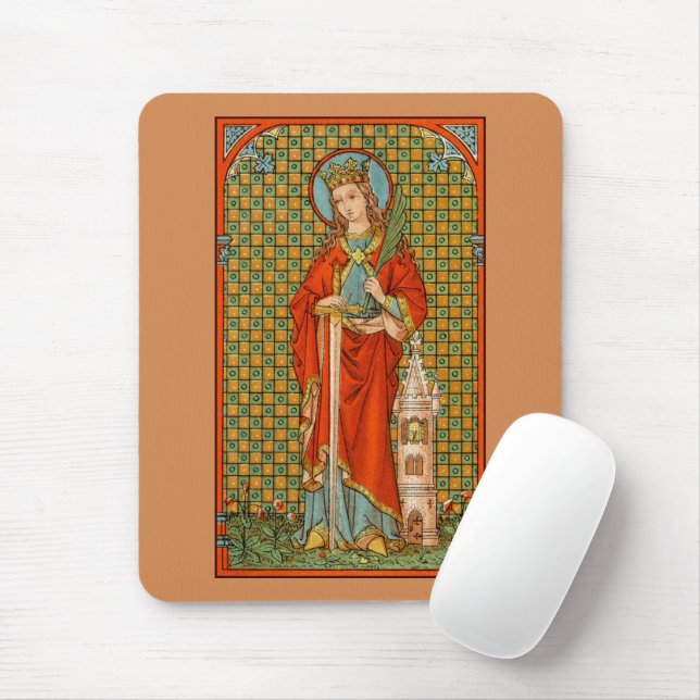 St. Barbara  (JP 01) Mouse Pad (With Mouse)