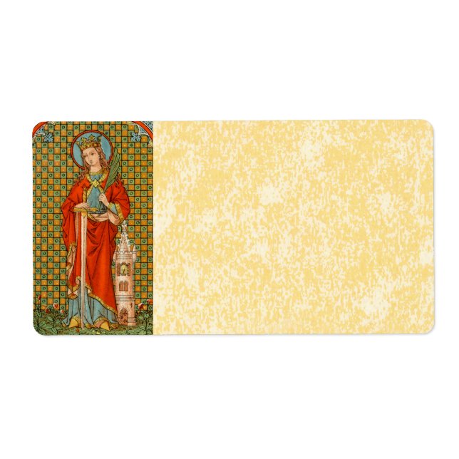 St. Barbara  (JP 01) Parchment (Front)