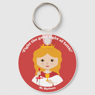 St. Barbara Key Ring