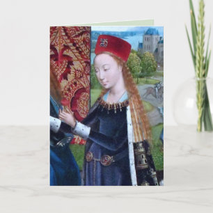 St Barbara of Nicomedia (detail; M 070) Card