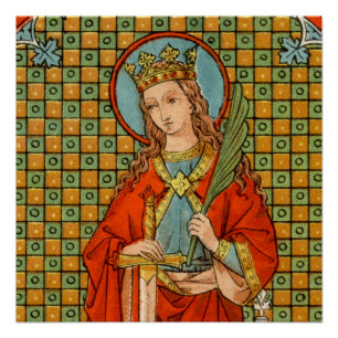 St. Barbara of Nicomedia (JP 01) 20"x20" Poster 1