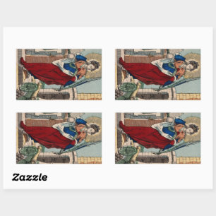 St. Barbara with Artillery (M 007) Rectangular Sticker