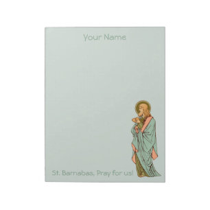 St. Barnabas the Apostle (RLS 02) 8.5"x11" Notepad