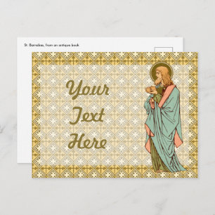 St. Barnabas the Apostle (RLS 02) Postcard 1