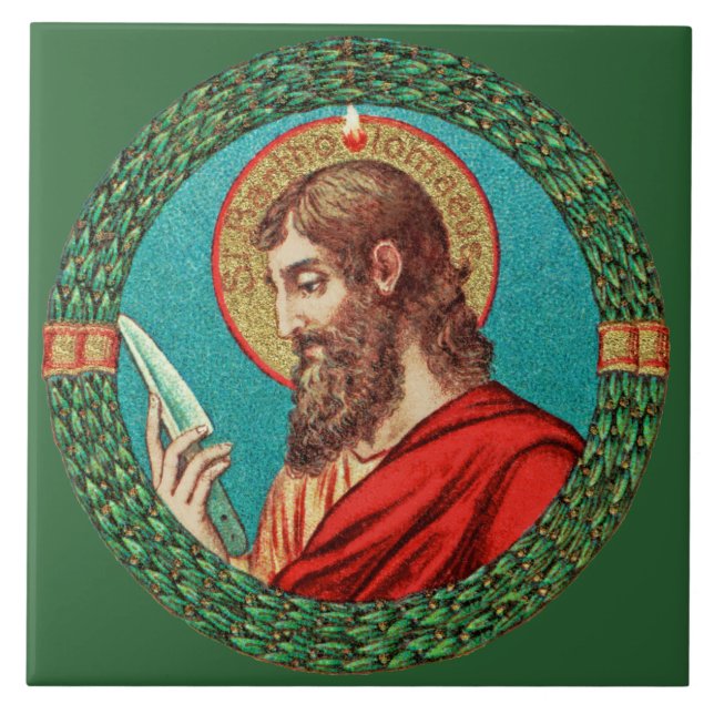St. Bartholomew the Apostle (JMAS 03) Ceramic Tile (Front)