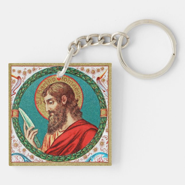 St. Bartholomew the Apostle (JMAS 03) Key Ring (Back)
