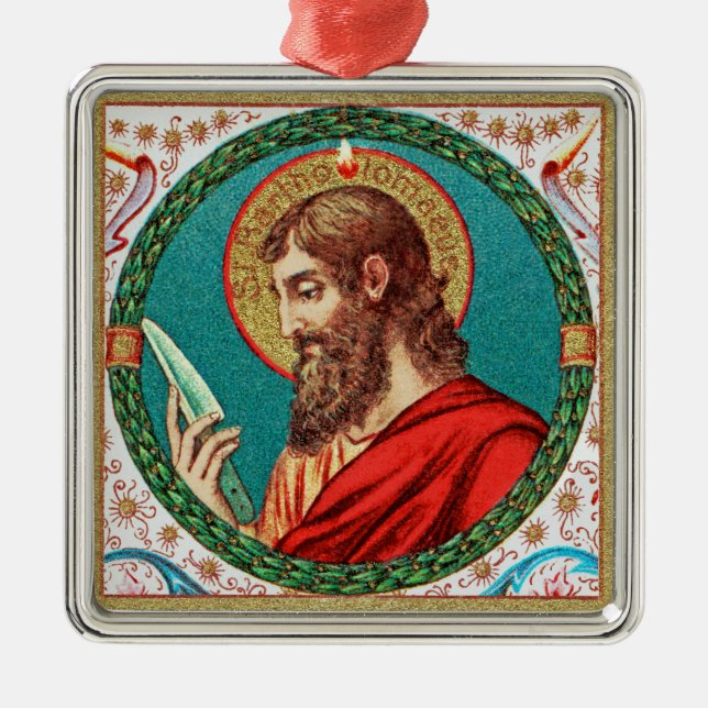 St. Bartholomew the Apostle (JMAS 03) Metal Ornament (Front)